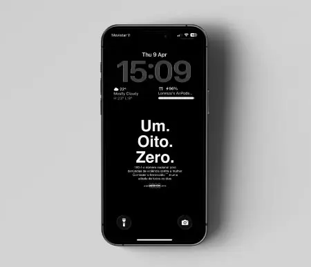 Wallpaper Um.Oito.Zero